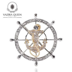 VQ Anchor Brooch